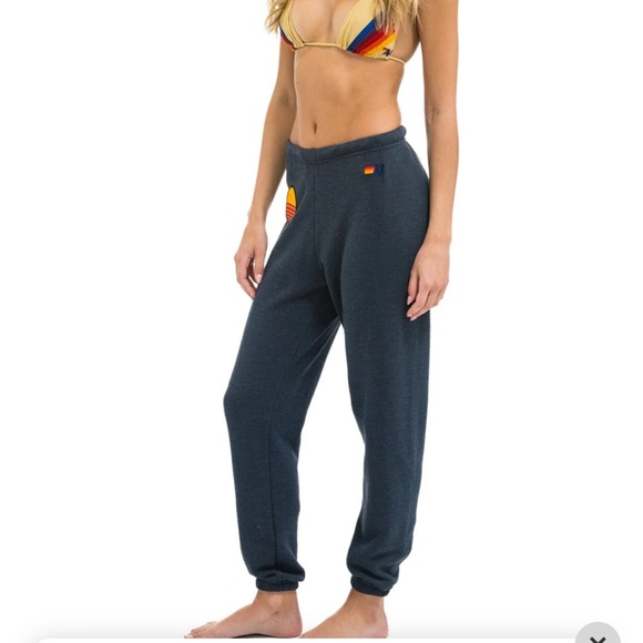 Aviator Nation SUNSET PATCH SWEATPANTS - CHARCOAL - Picture 3 of 4